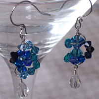 Image: Deep Ocean Dizzy Drop Earrings