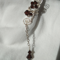 " One of a Kind Mocca Dangle Earcuff " Image: " One of a Kind Mocca Dangle Earcuff "