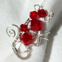 " One of a Kind Siam Curled Earcuff " Image: " One of a Kind Siam Curled Earcuff "