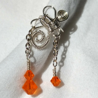 One of a Kind Sun Dangle Earcuff Image: One of a Kind Sun Dangle Earcuff