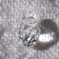 Image: Clear (Britherstone: Diamond, April) Mini-Briolette